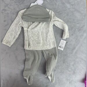 Carter's Gray and White Baby Set